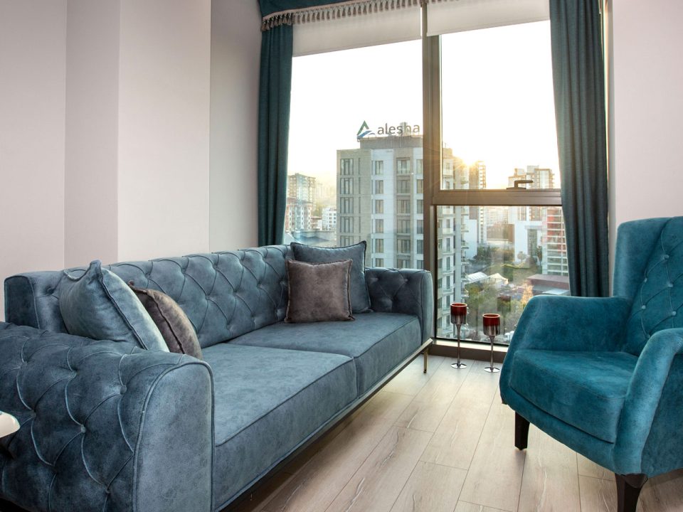 1+1 Şehir ve Deniz Manzaralı Daire